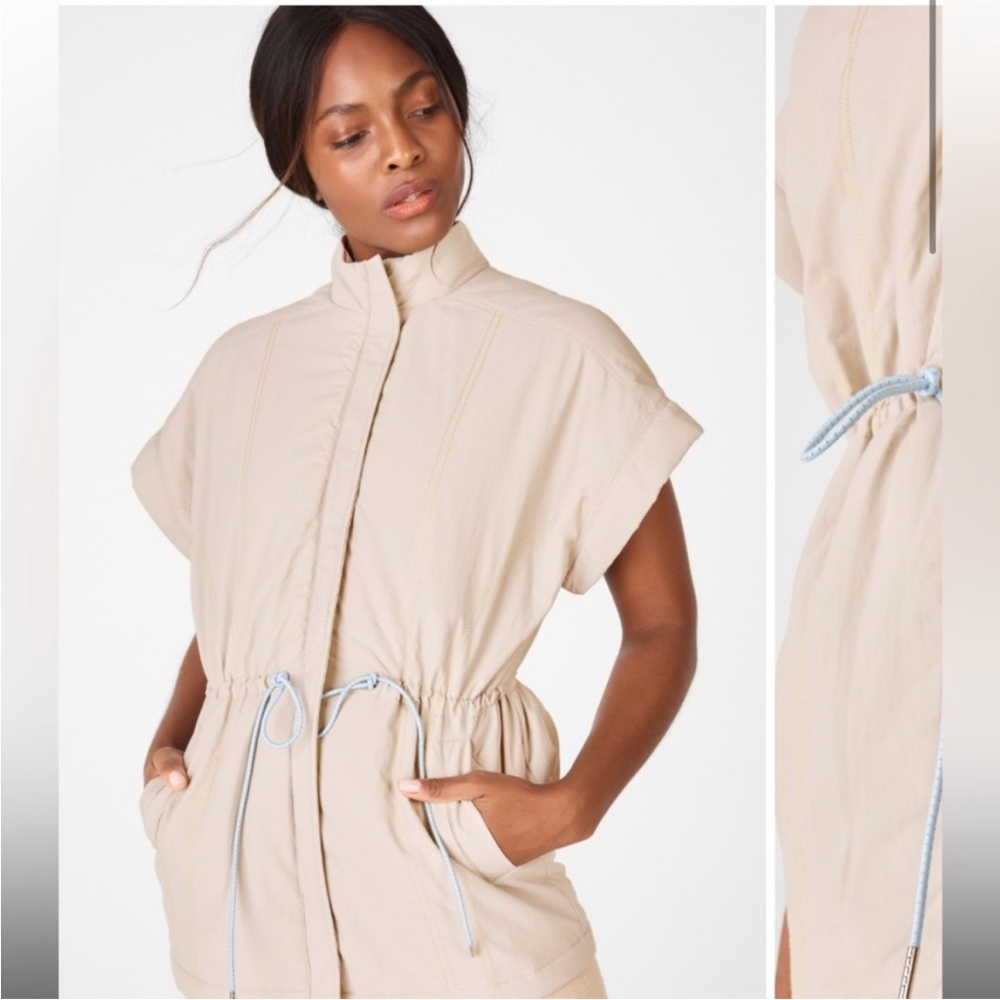 Fabletics- Riley Woven Trapunto Vest